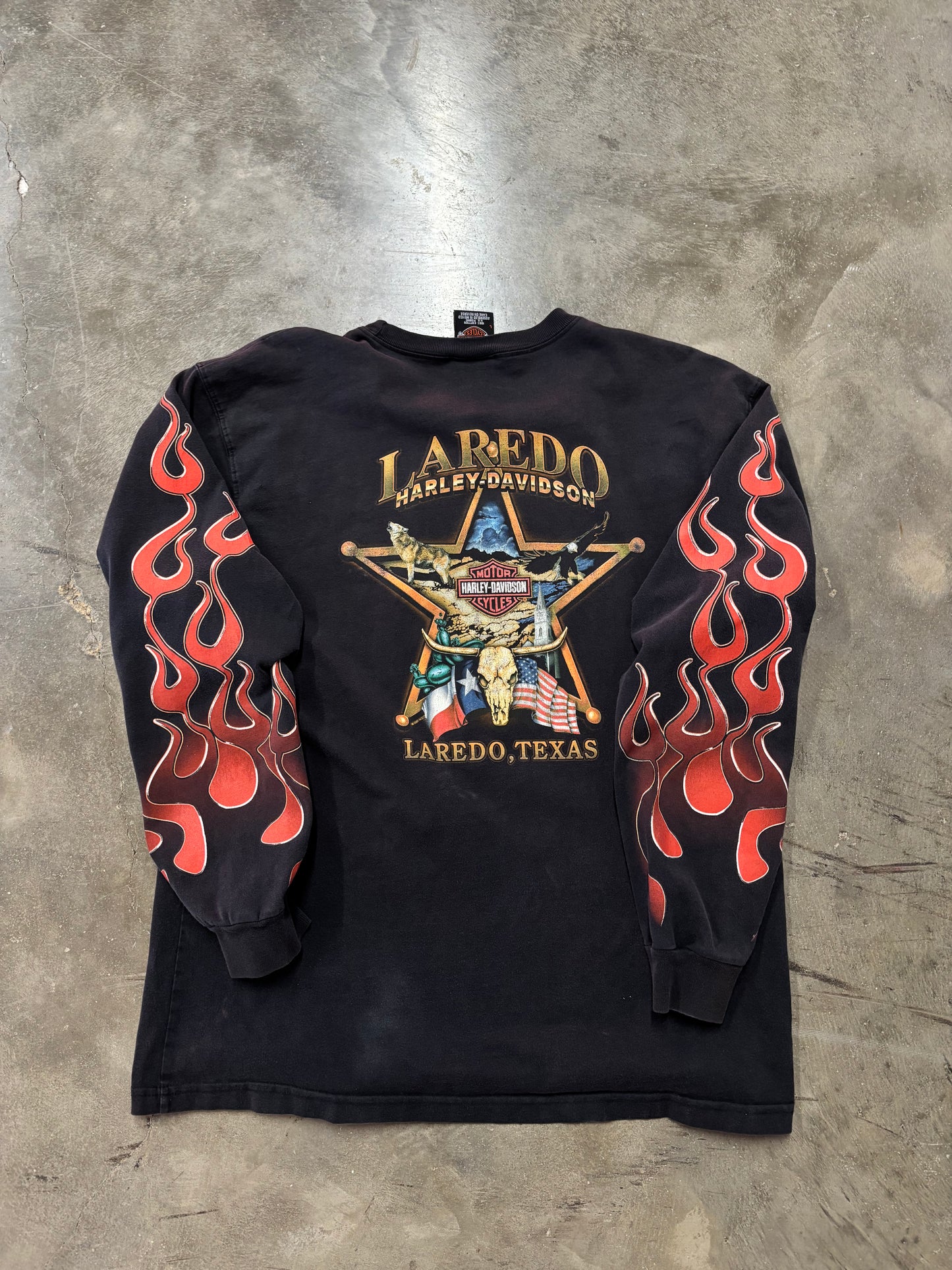 Vintage Harley Davidson Magma Long sleeve size large