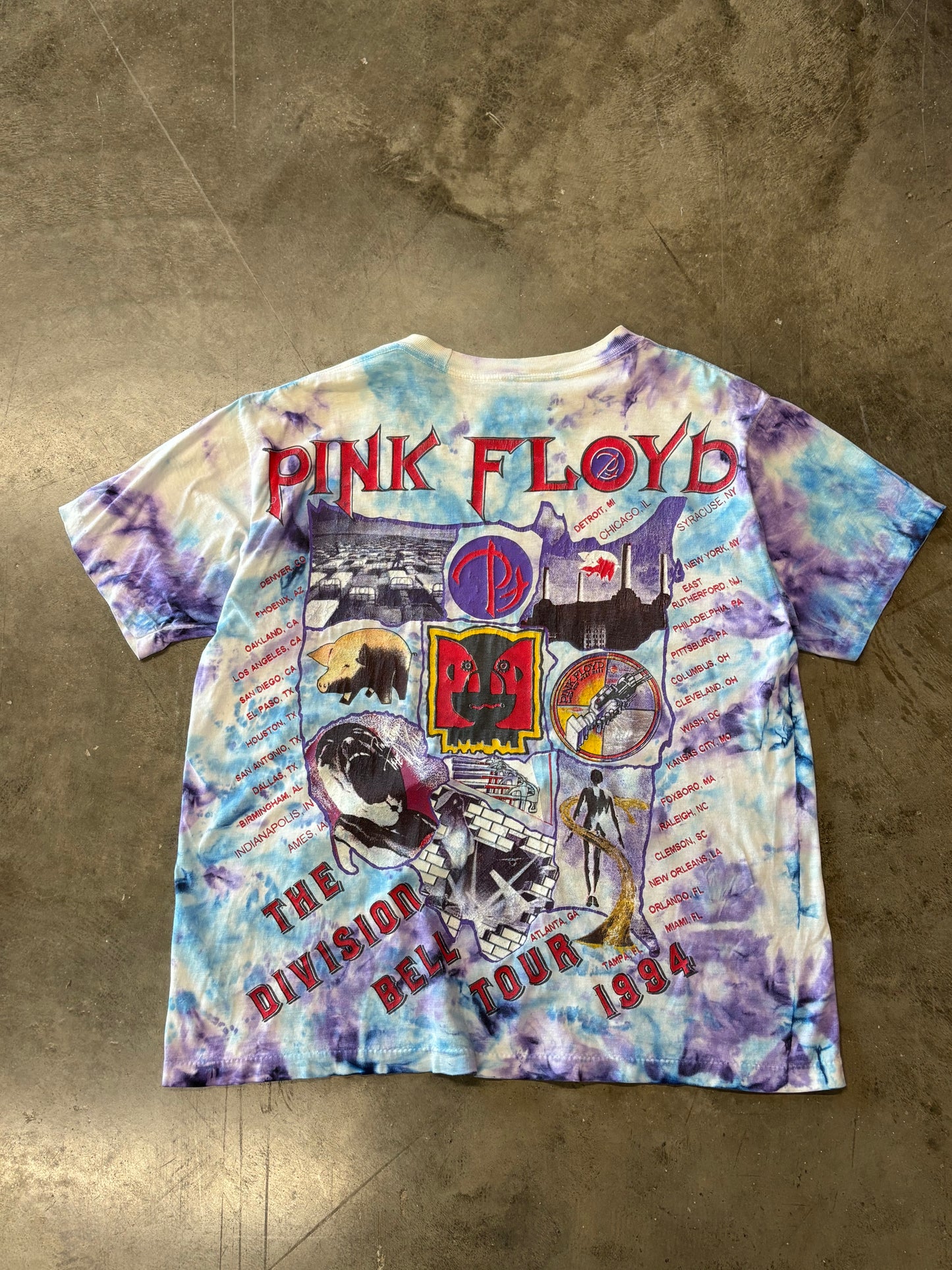 Vintage Pink Floyd division bell shirt size extra large