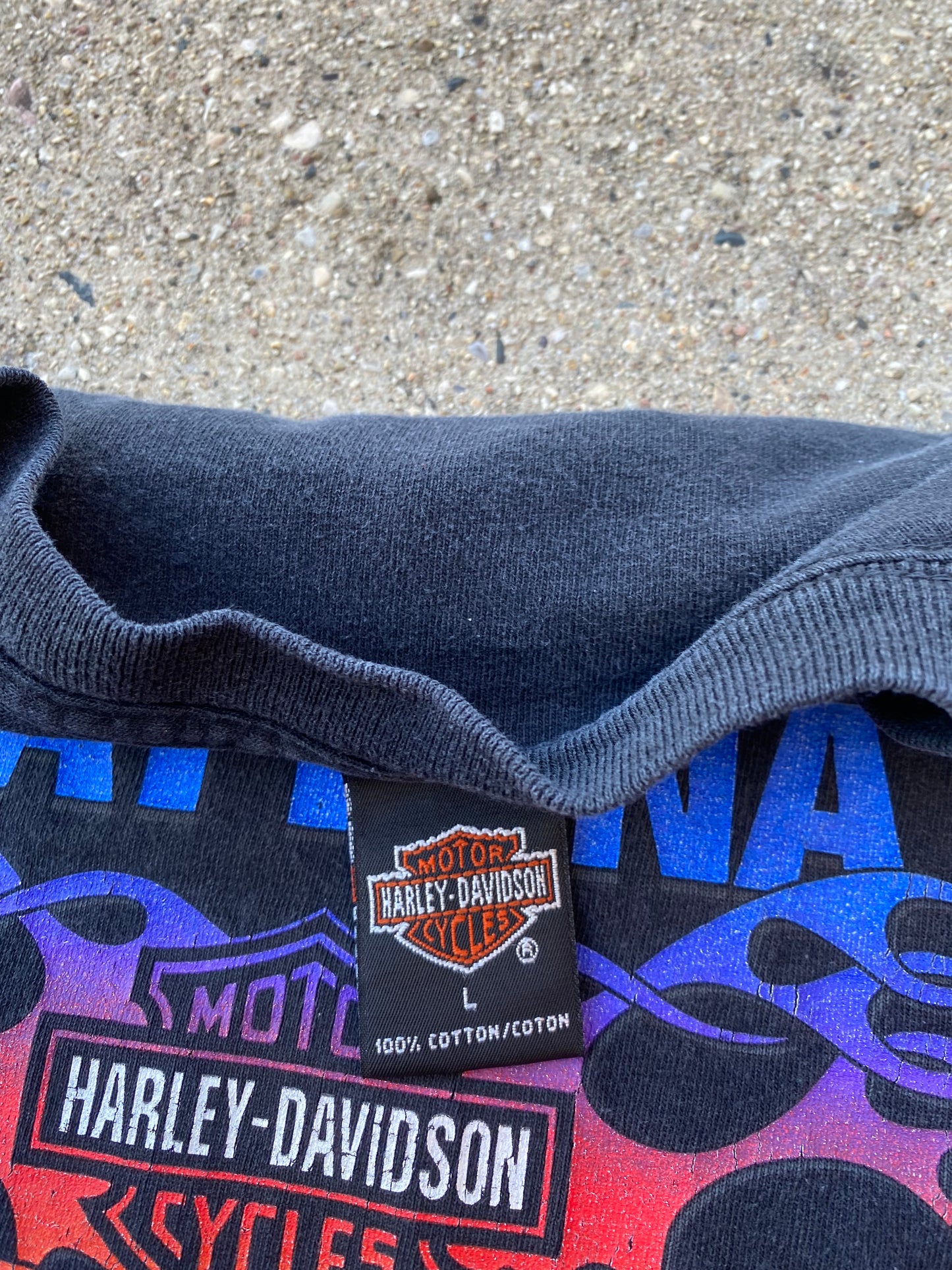 Vintage Harley Davidson Aye just give me my moneyyy long sleeve size large