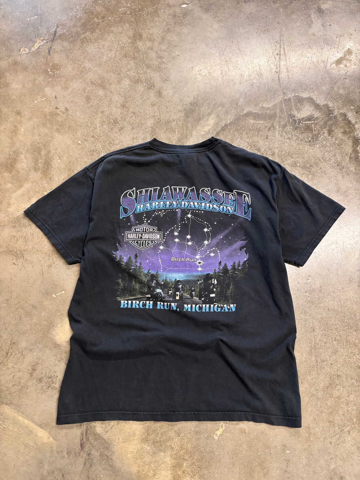 Vintage Harley Davidson bones shirt size large