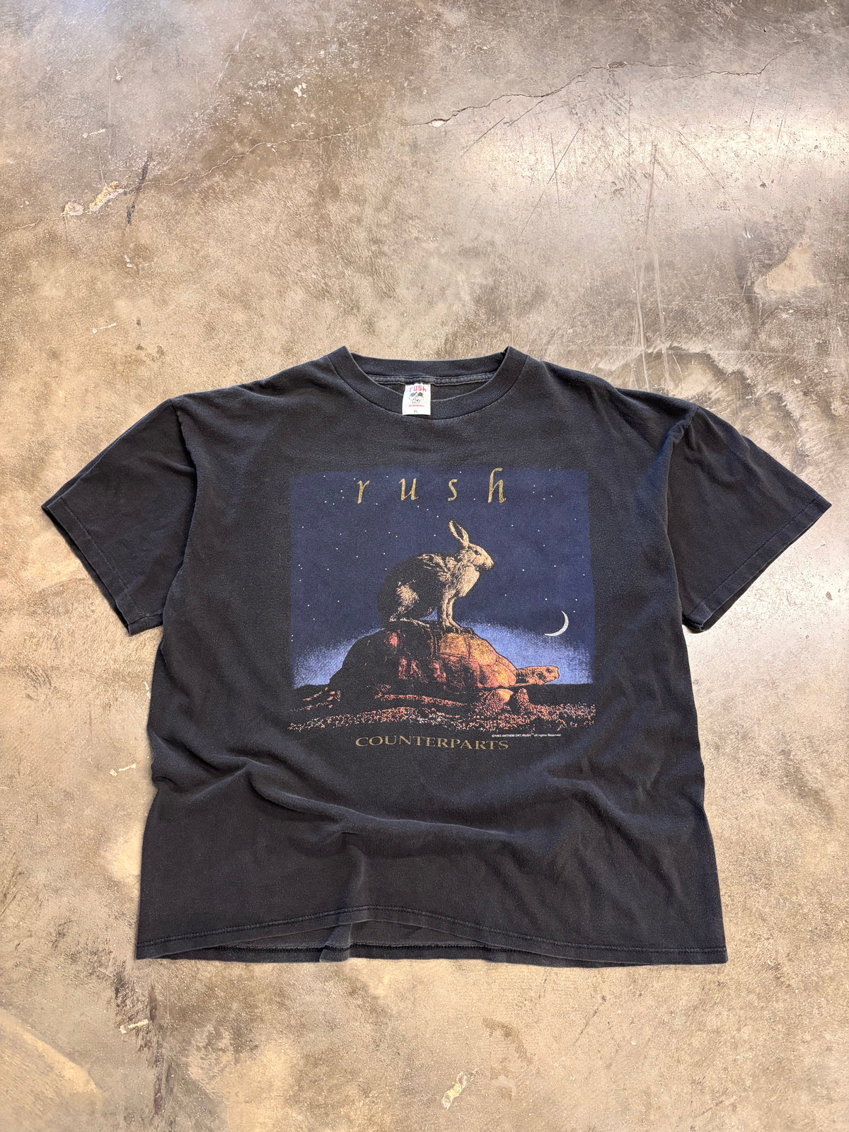 Vintage Rush Counterparts band shirt size xl