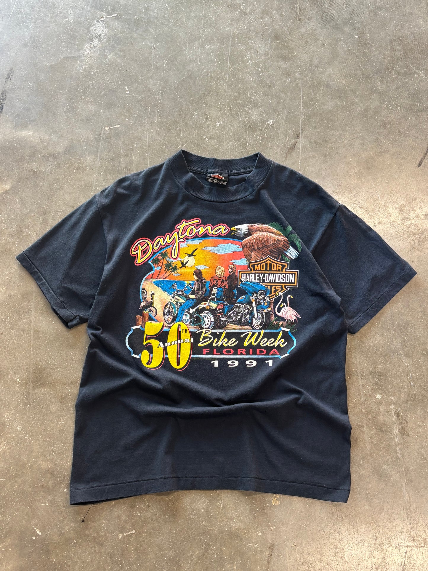Vintage Harley Davidson Dayton bike week shirt size large