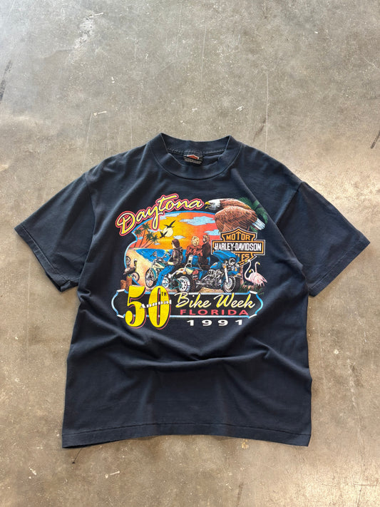 Vintage Harley Davidson Dayton bike week shirt size large