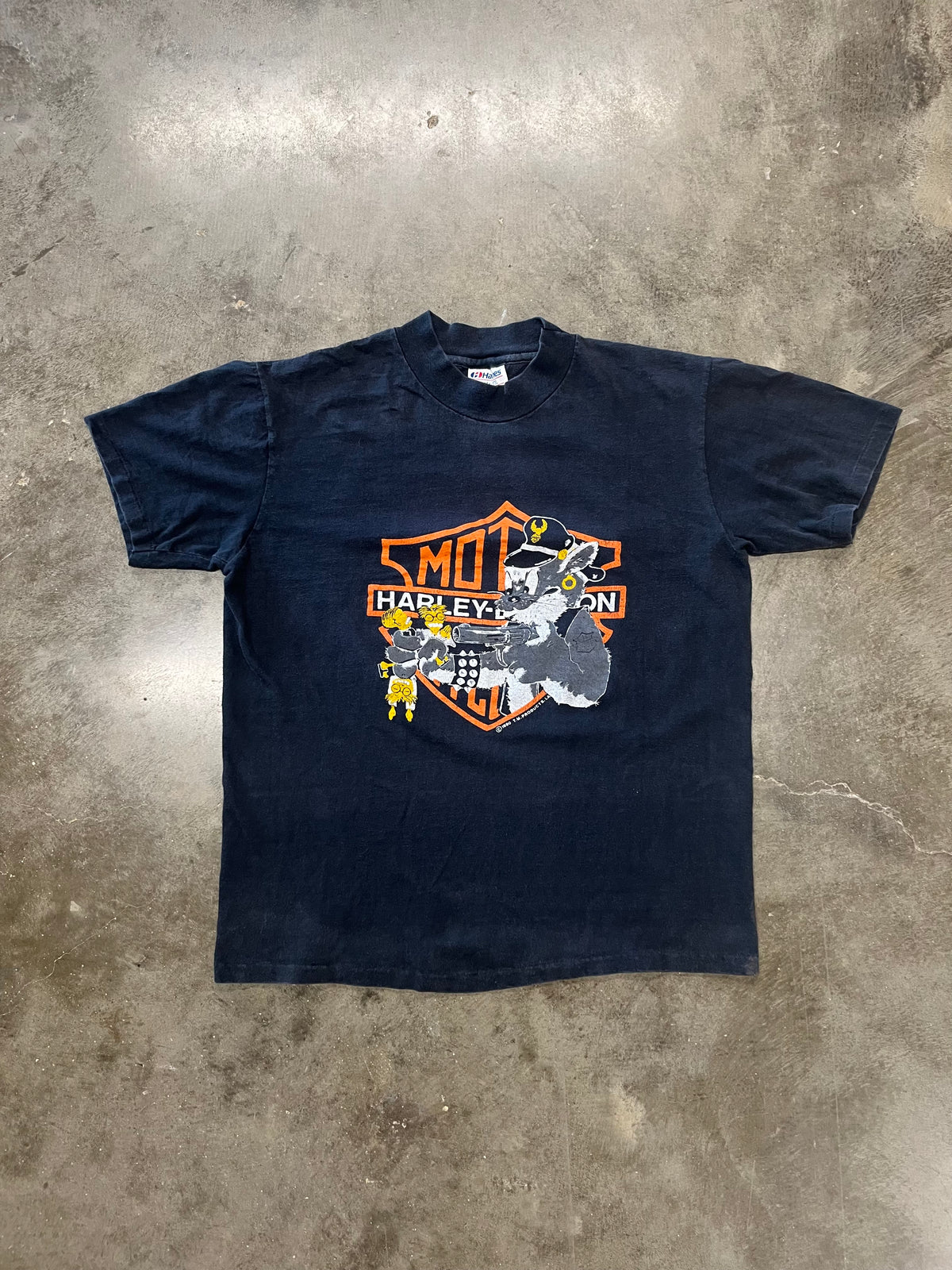 Vintage Harley Davidson 80’s tom and Jerry shirt size medium