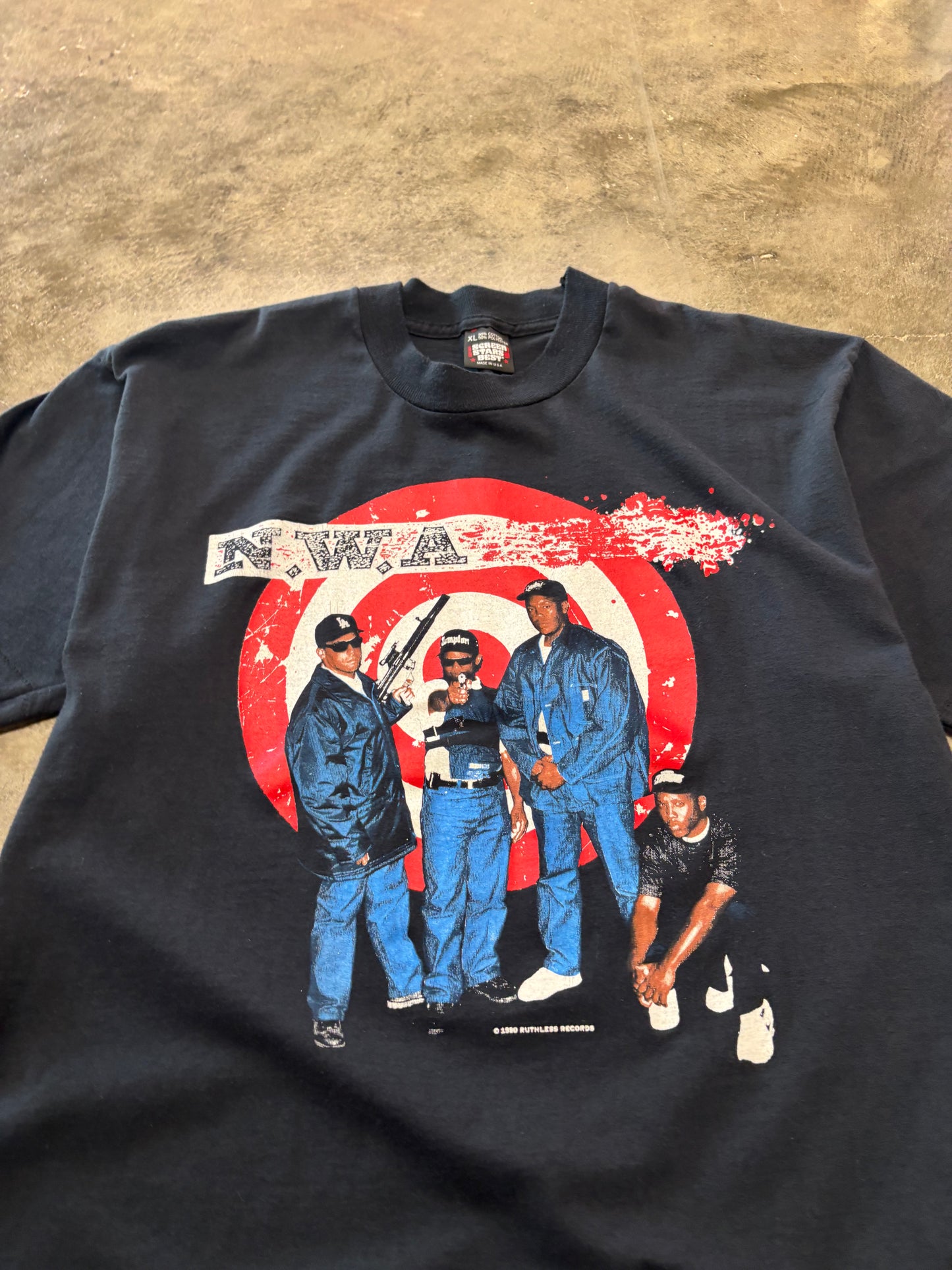 Vintage NWA 1990 shirt size XL