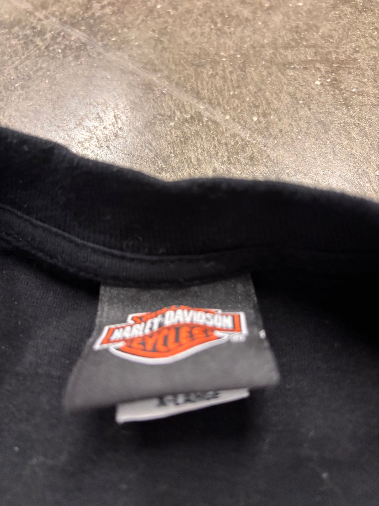 Vintage Harley Davidson skull long sleeve size xl