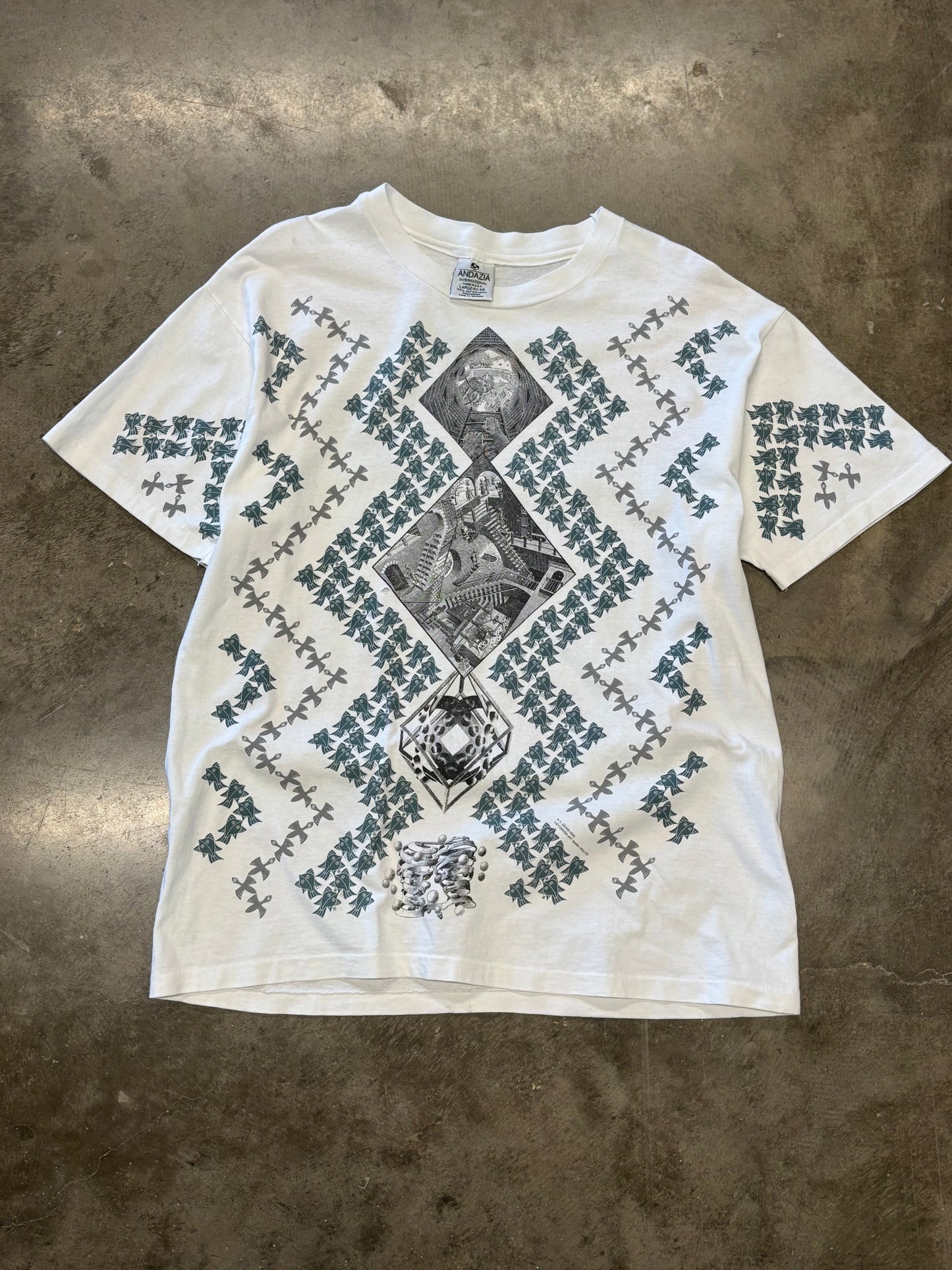 Vintage MC Escher shirt size large