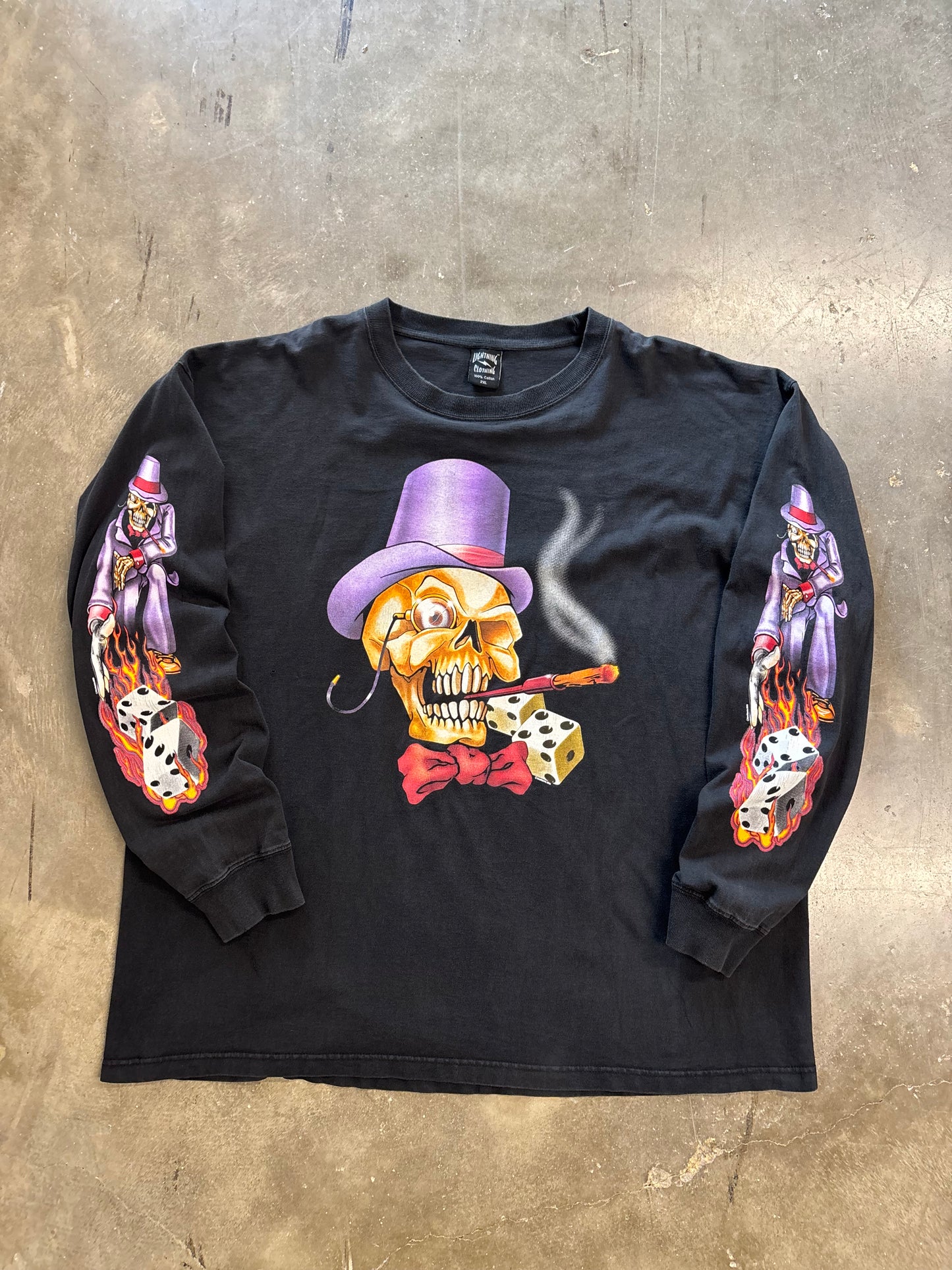 Vintage Skull Biker Sturgis long sleeve size XXL shirt