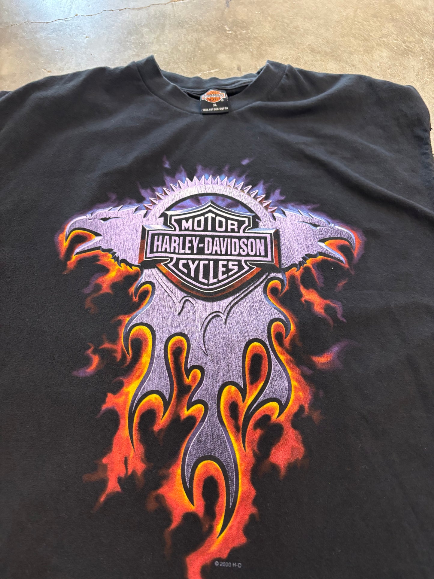 Vintage Harley Davidson Chopped Eagle shirt size xl