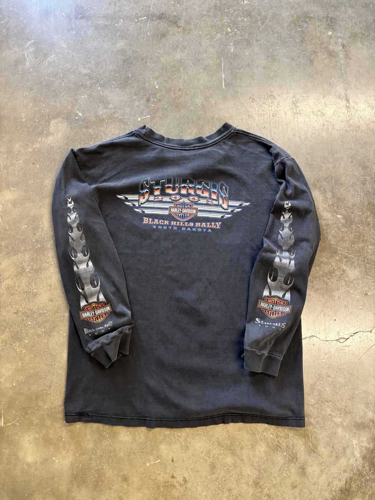 Vintage Harley Davidson Sturgis blade long sleeve size large