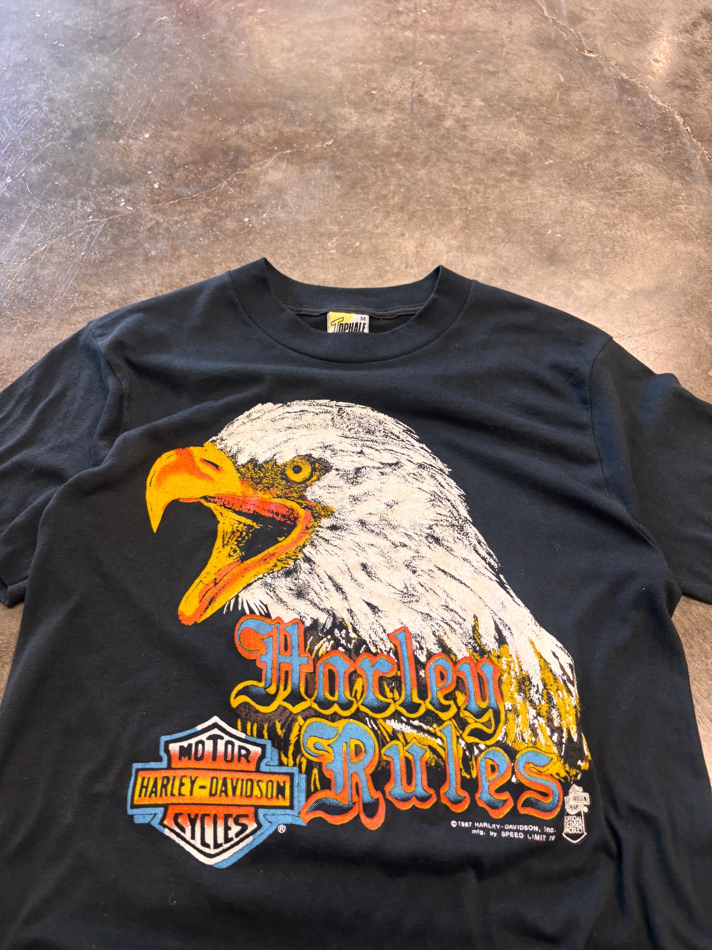 Vintage Harley Davidson Harley Rules Eagle shirt size medium