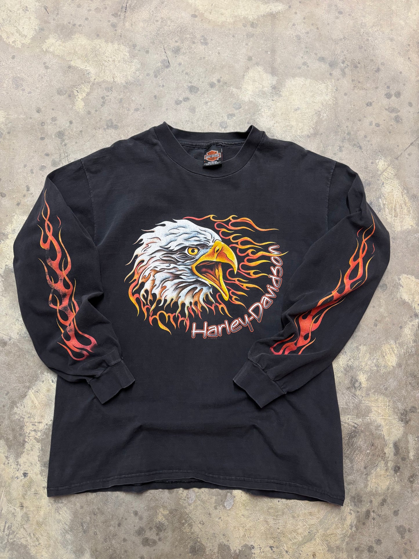 Vintage Screaming Eagle Harley Long sleeve size large