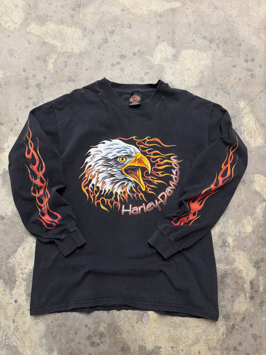 Vintage Screaming Eagle Harley Long sleeve size large