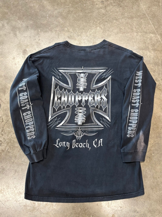 Vintage WCC faded out chrome long sleeve size large