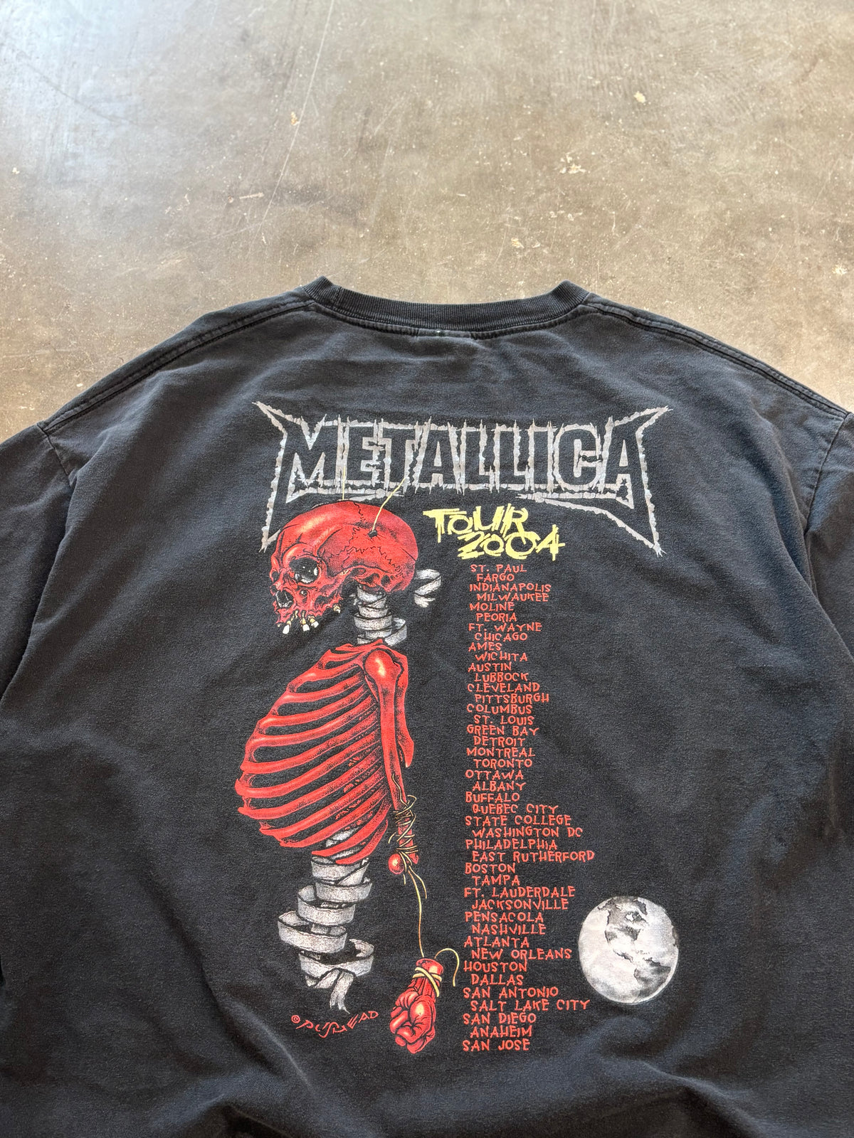Vintage Metallica Pushead shirt size xxl