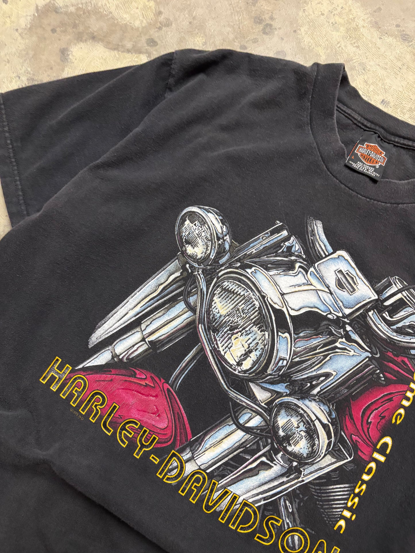 Vintage chrome classics Harley shirt size large