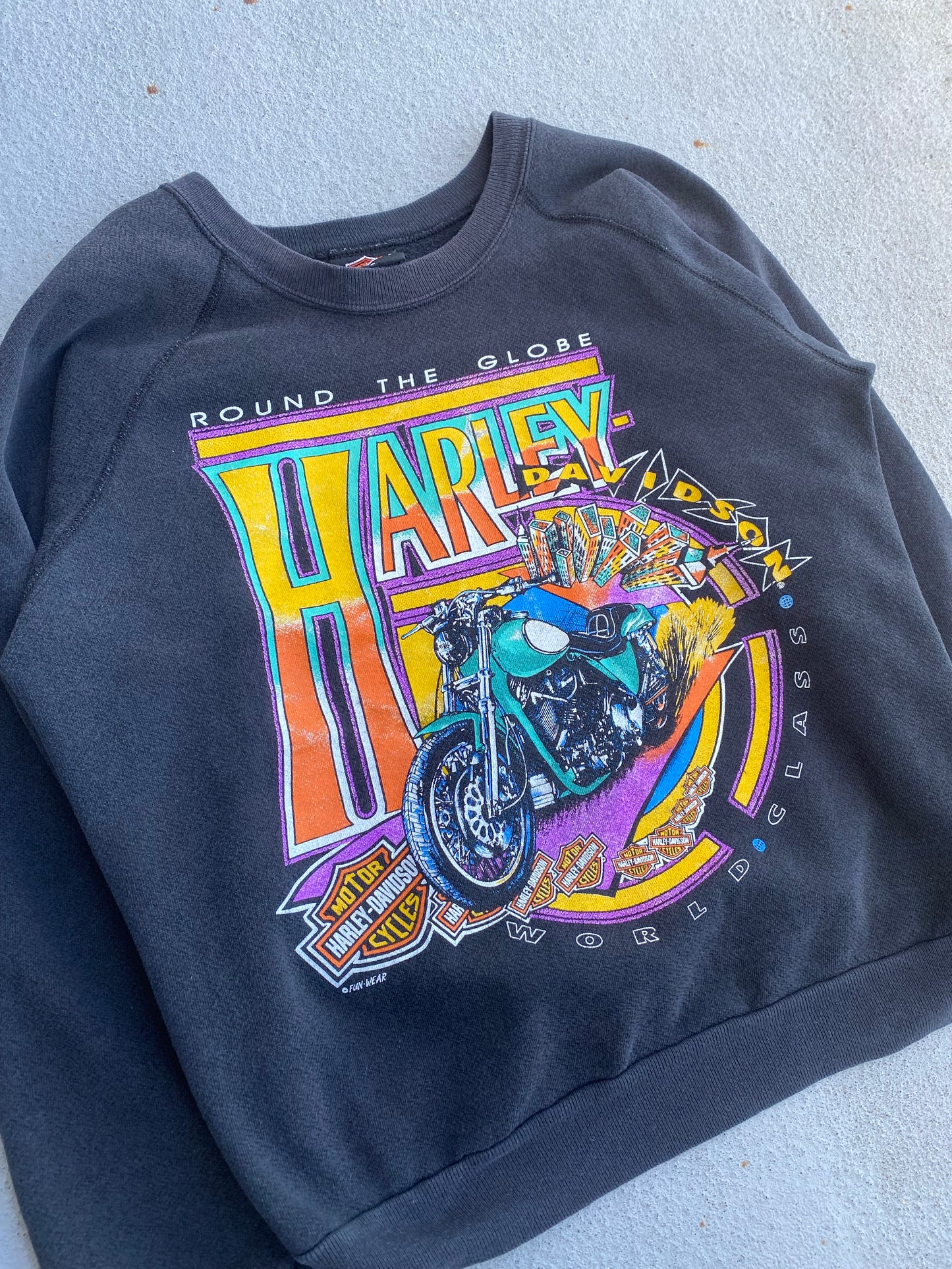 Vintage 80’s Harley Davidson Sweatshirt Size Large