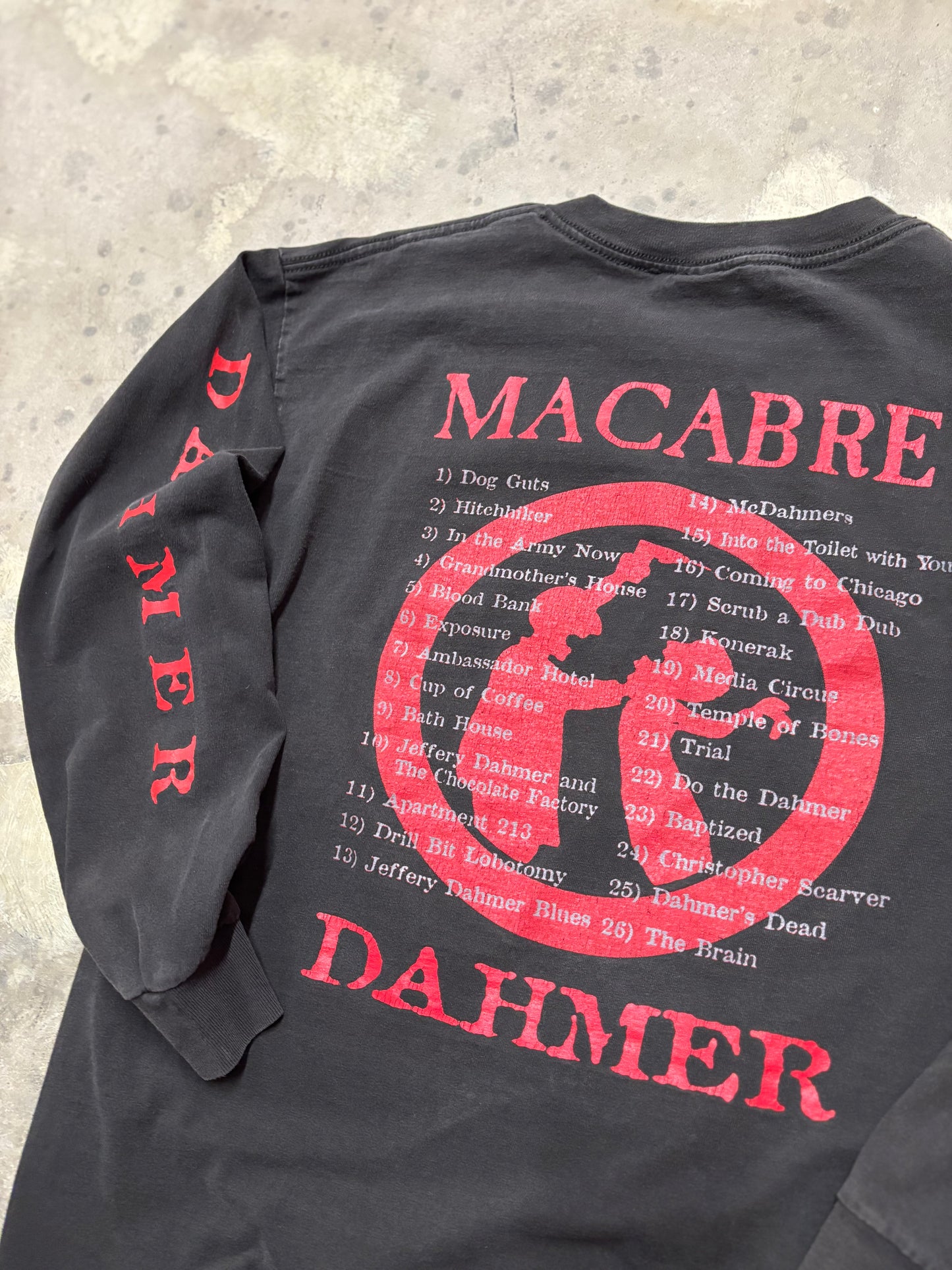 Vintage Macabre Dahmer long sleeve shirt size large