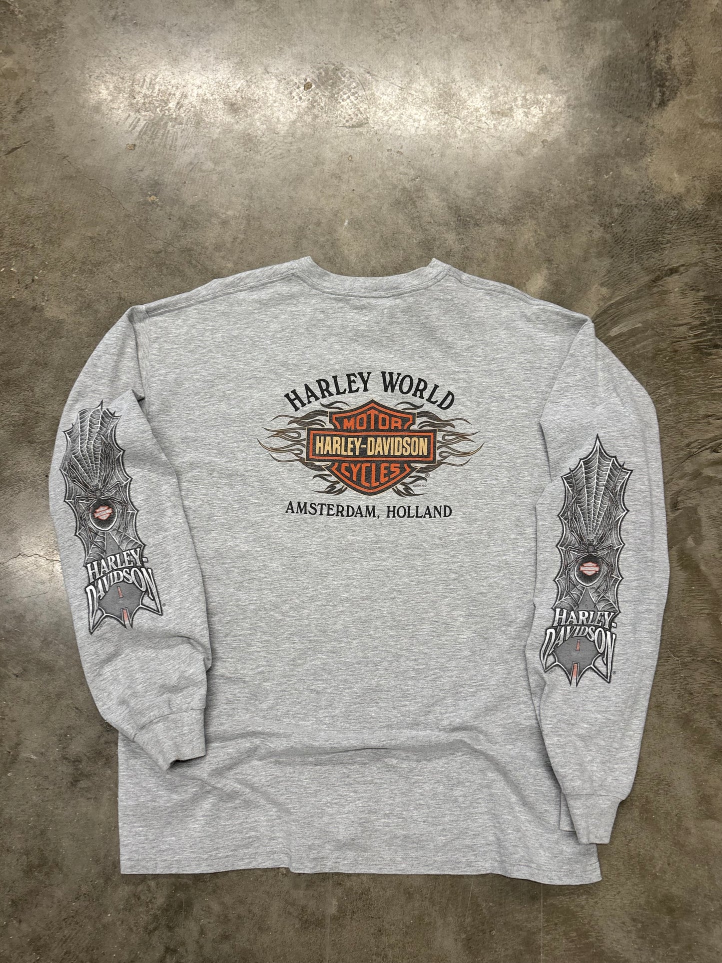 Harley Davidson spiderweb shirt size extra large