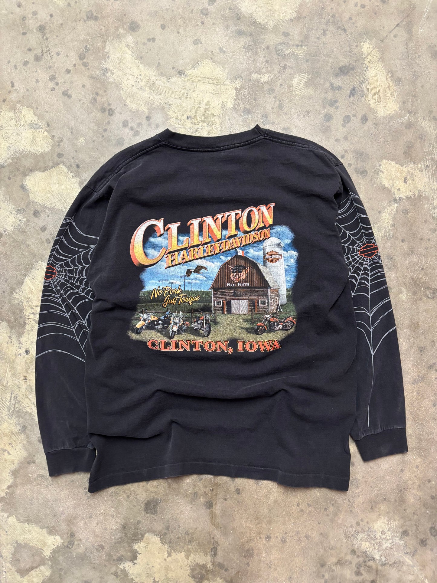 Vintage Harley Davidson Spidwerweb shirt size large