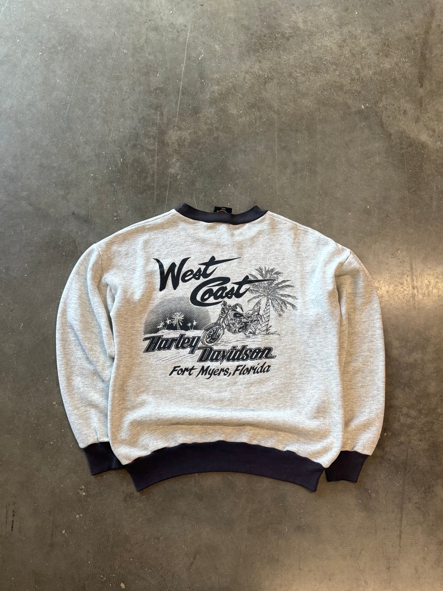 Vintage Harley Davidson big shield sweatshirt size medium