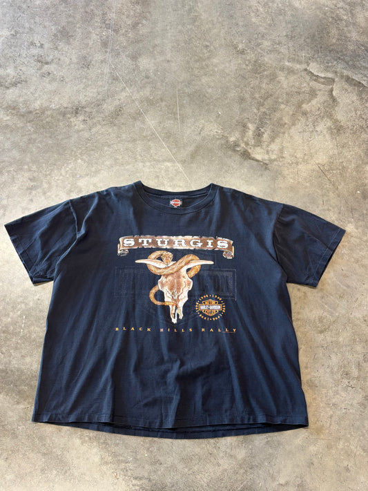 Vintage Harley Davidson Sturgis Texas Longhorn shirt size xxl