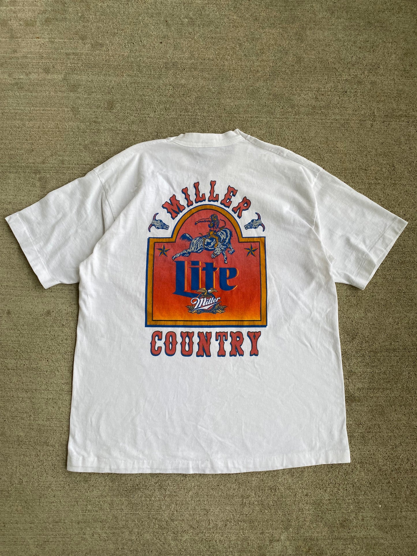 Vintage Miller Lite country shirt size large