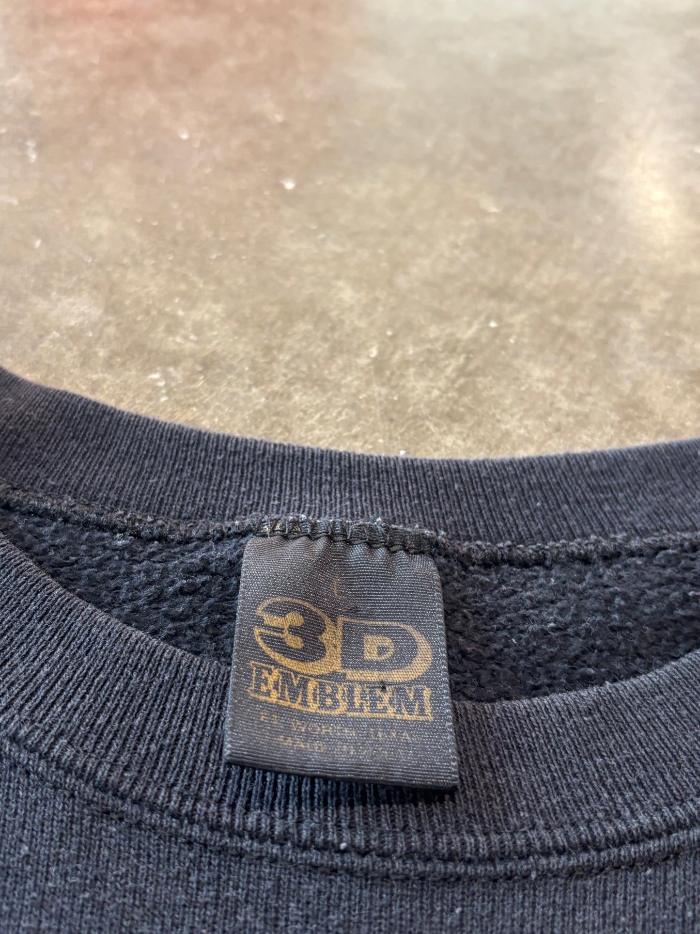 Vintage Harley Davidson 3d emblem leader of the pack sweatshirt size large