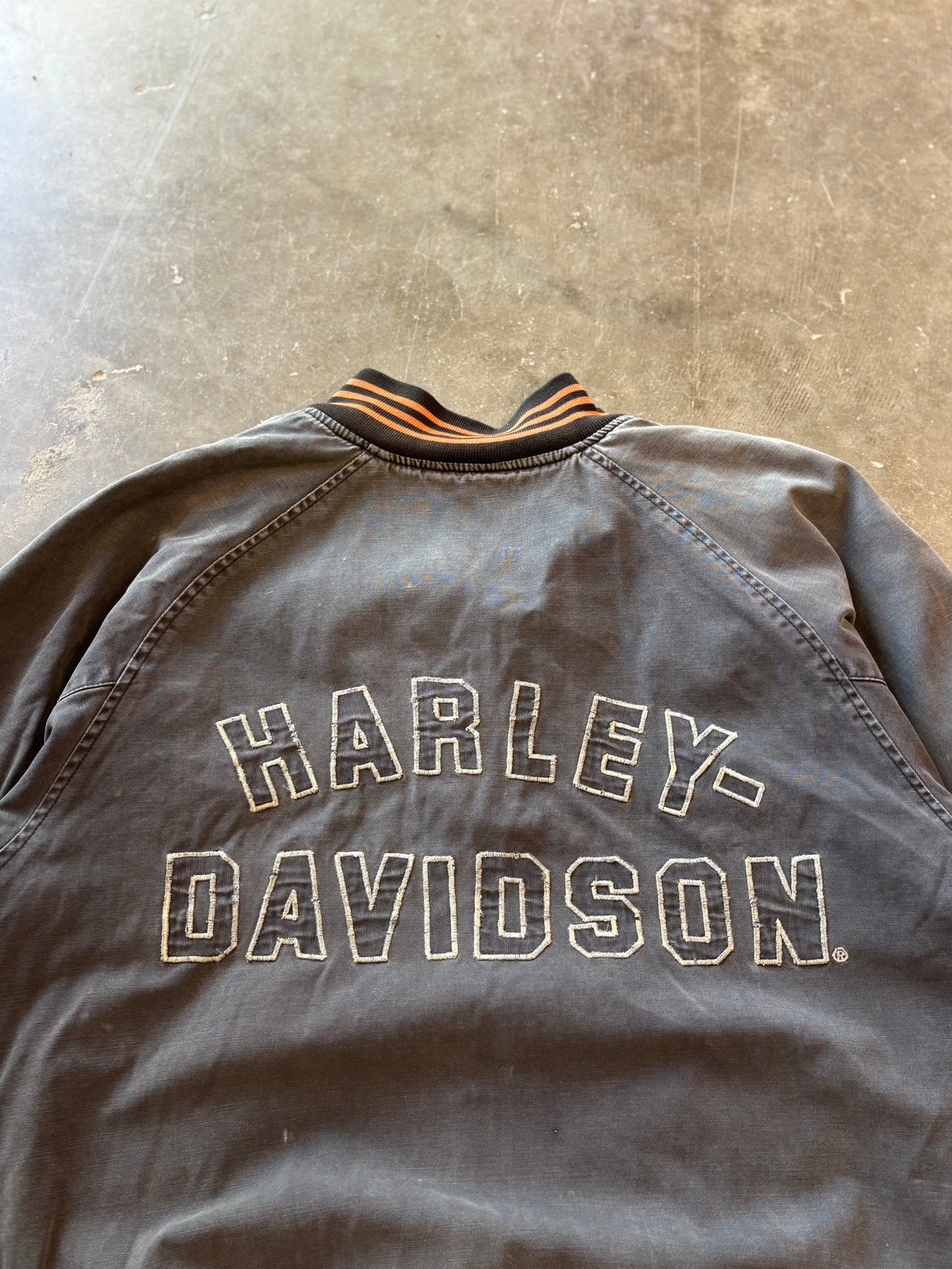 Vintage Harley Davidson canvas jacket size large