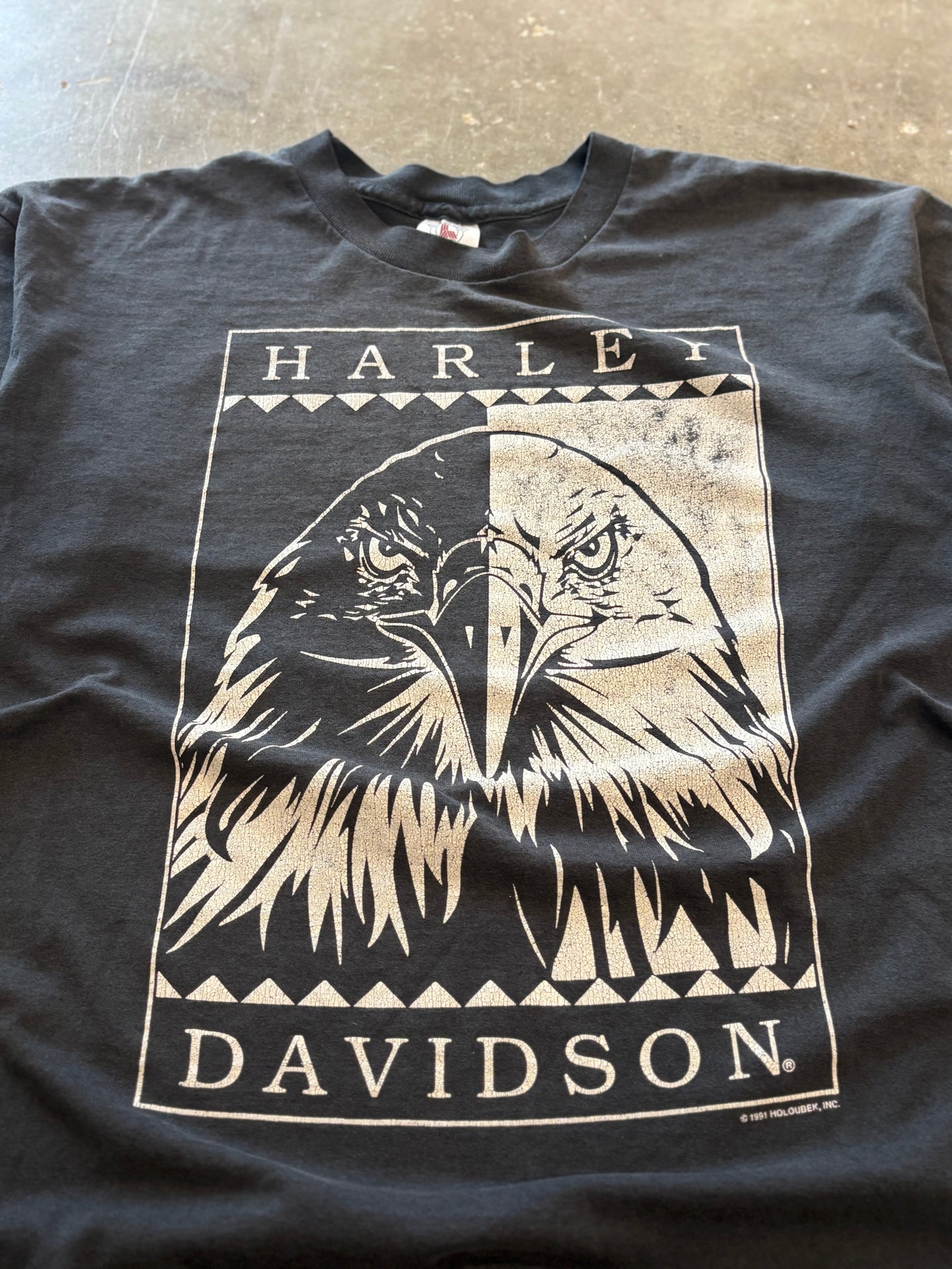 Vintage Harley Davidson Eagle shirt size XL