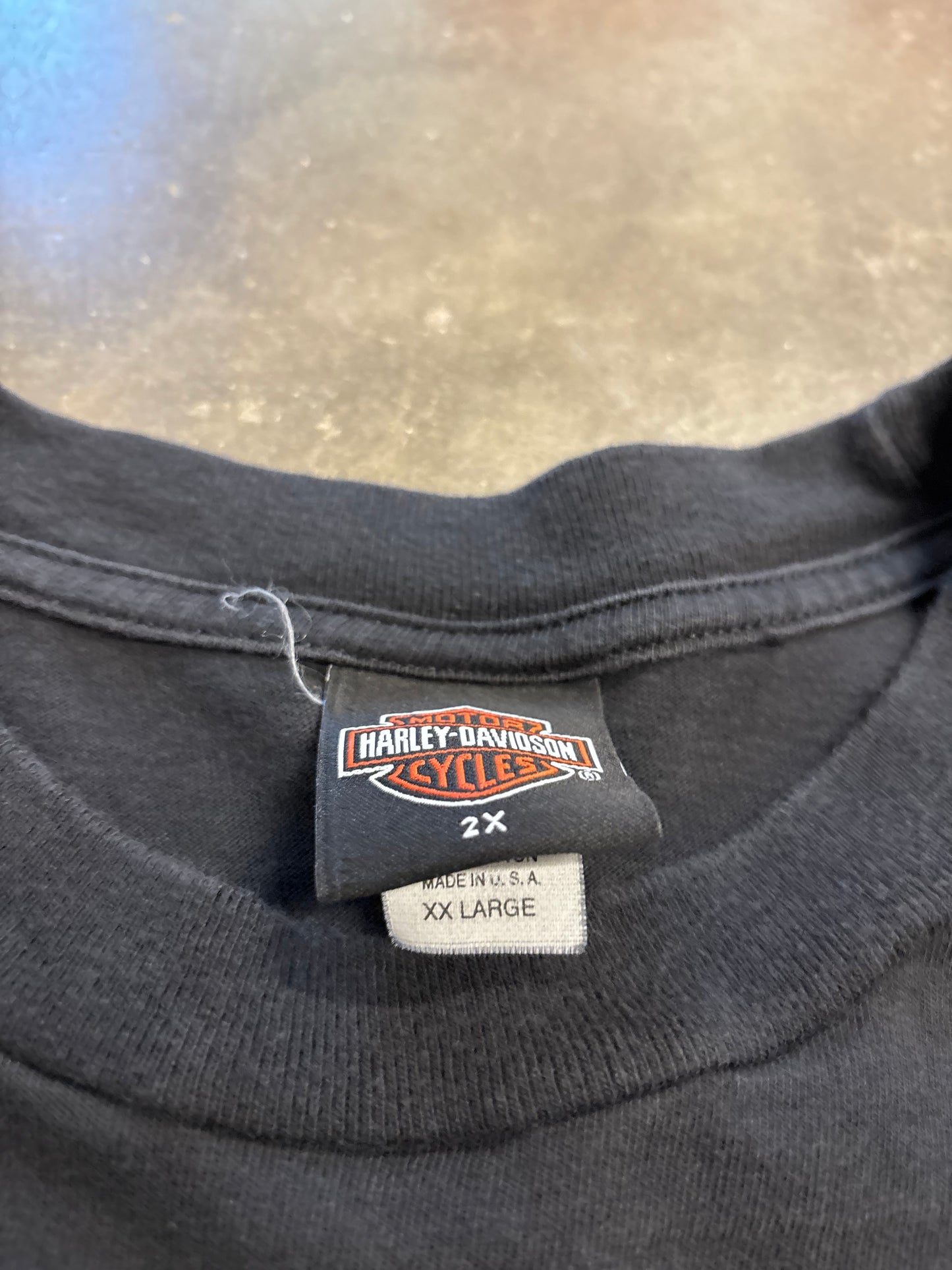 Vintage Harley Davidson Chrome rising flame shirt size xxl