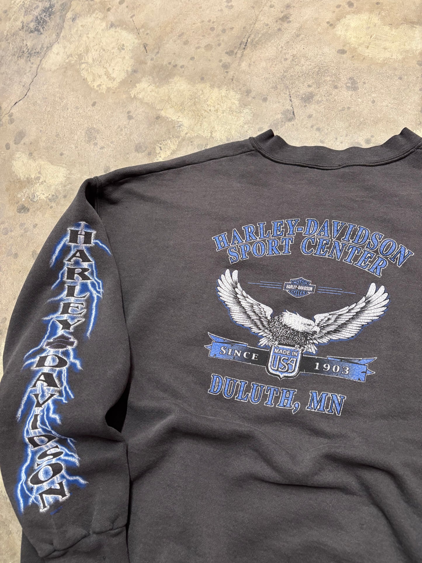 Vintage Harley Davidson Thunder sweatshirt size extra large