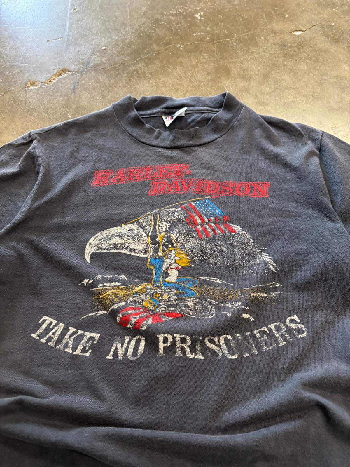Vintage 80’s Harley Davidson take no prisoners shirt size medium