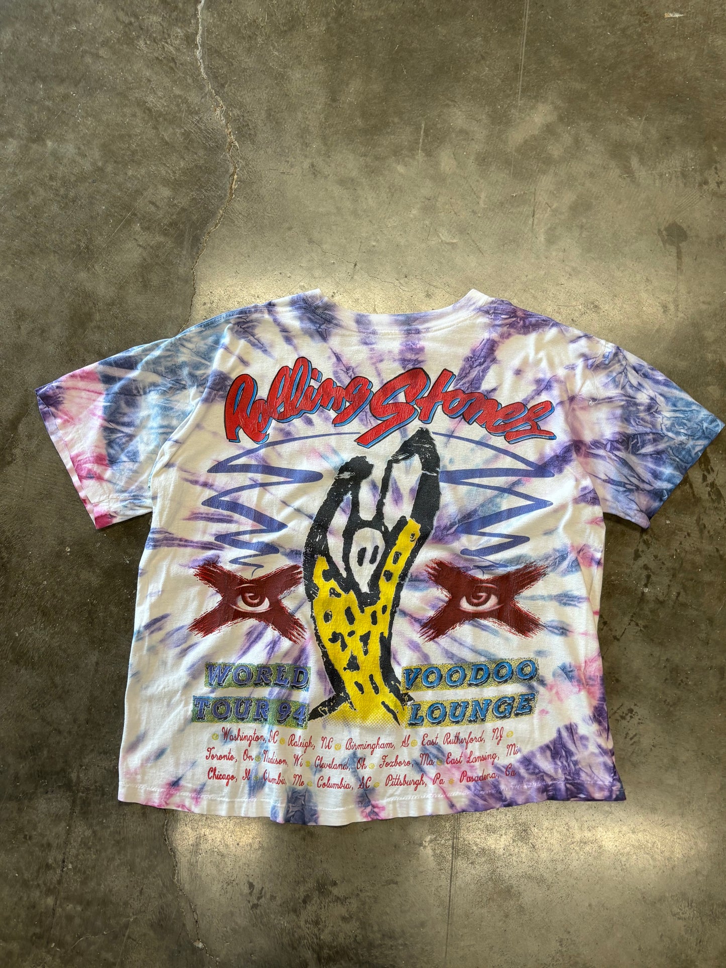 Vintage Rolling Stones voodoo lounge shirt size extra large