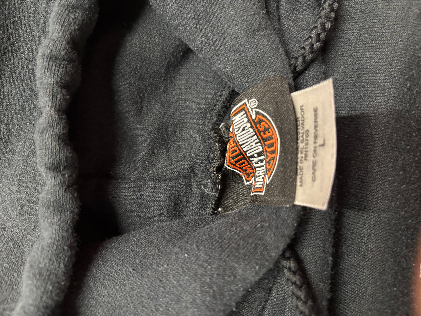 Vintage Harley Davidson Feel the Heat hoodie size large