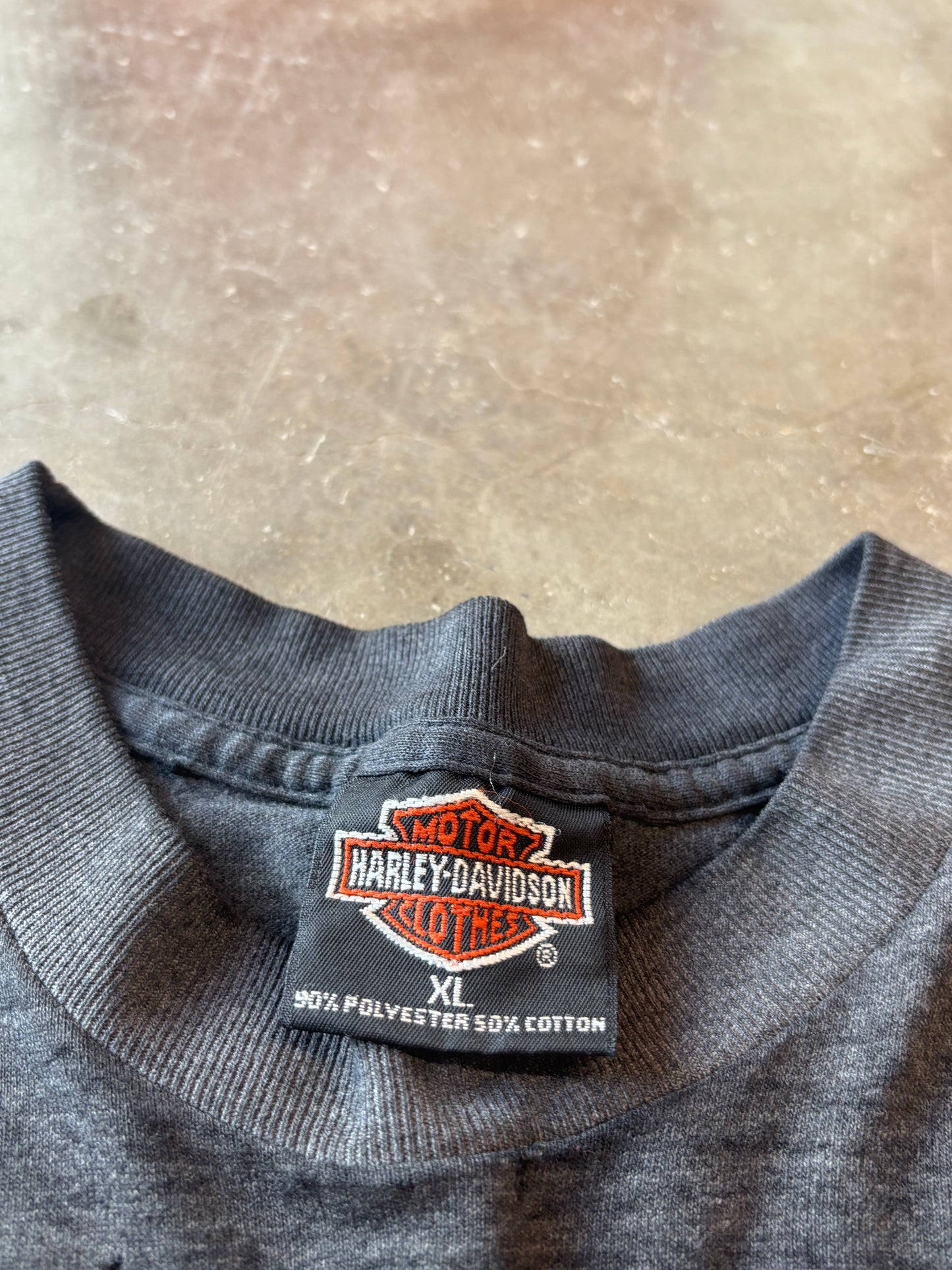 Vintage Chopped Harley Davidson shirt size XL