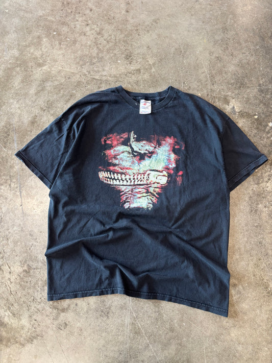 Vintage Slipknot zipper mouth shirt size xxl