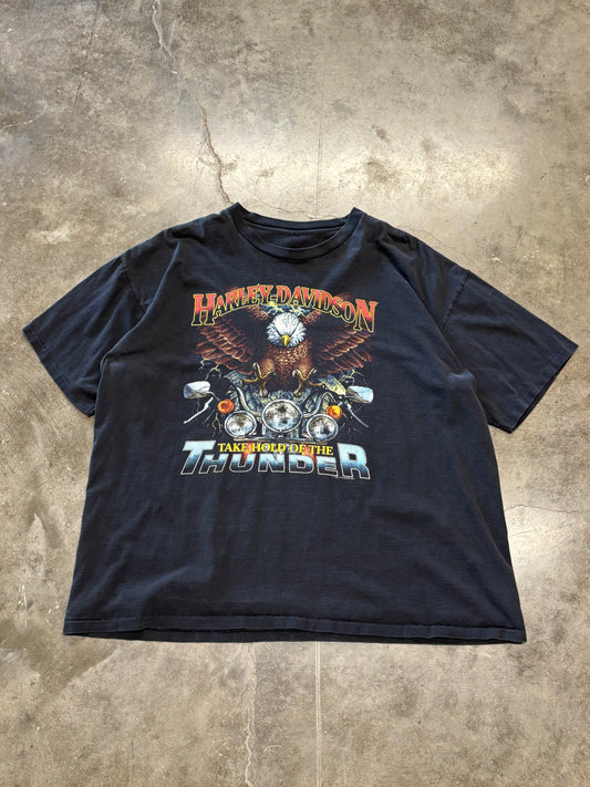 Vintage Harley Davidson Lightning Eagle shirt size xxxl