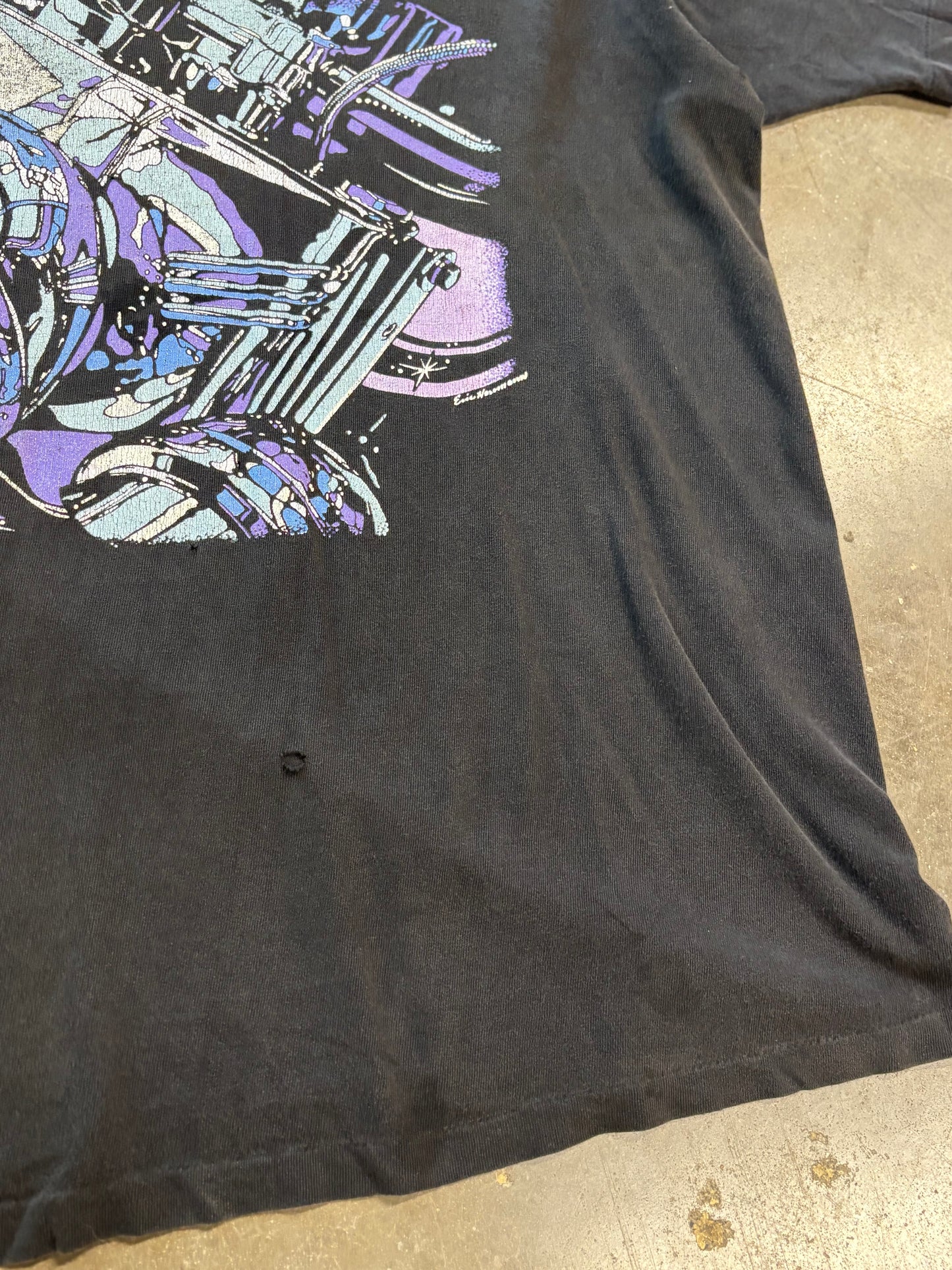 Vintage Harley Davidson Chrome and Steel shirt size xl