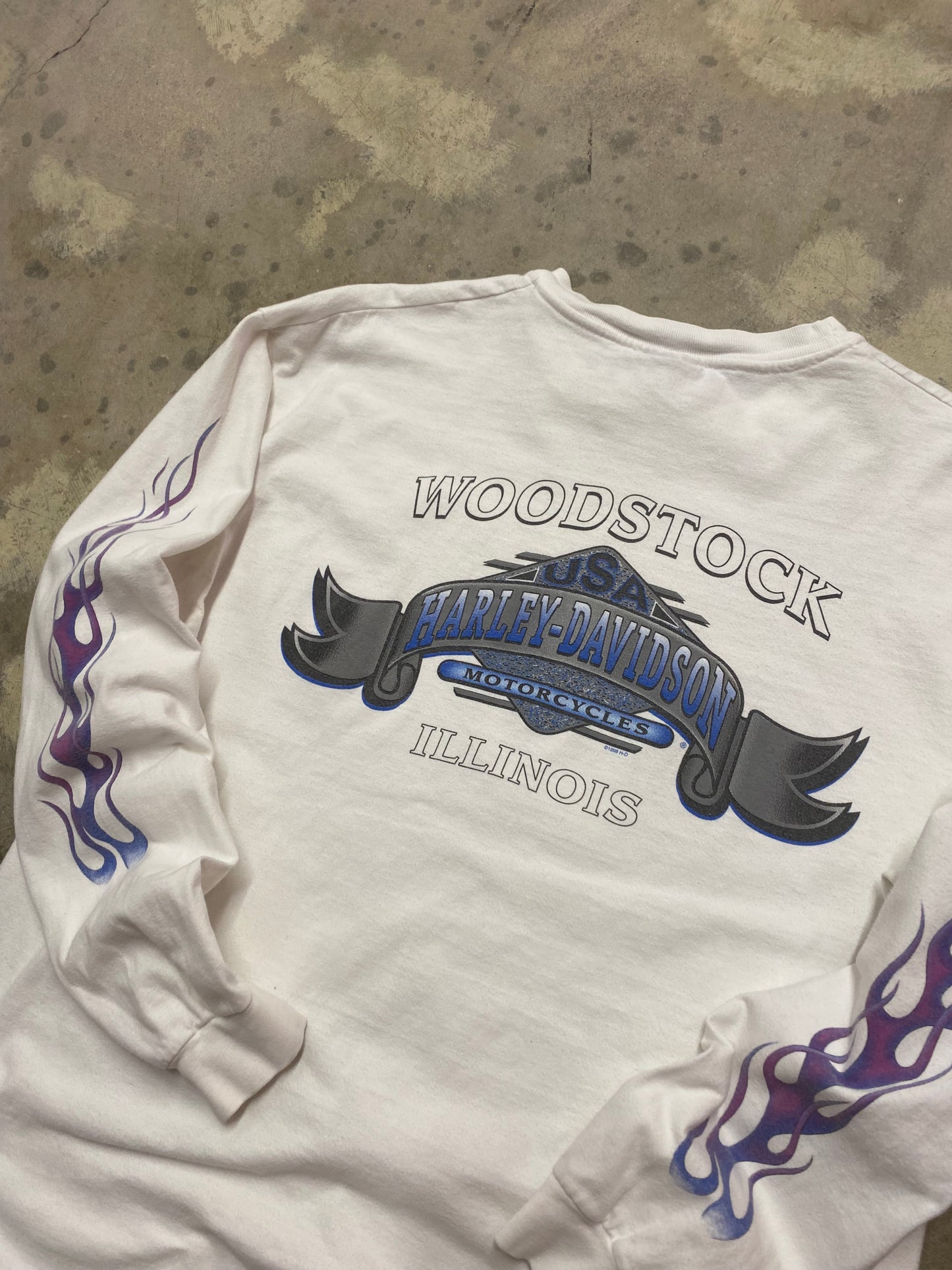 Vintage Harley Davidson Feel the heat long sleeve size extra large