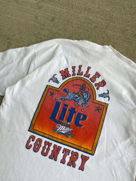 Vintage Miller Lite country shirt size large