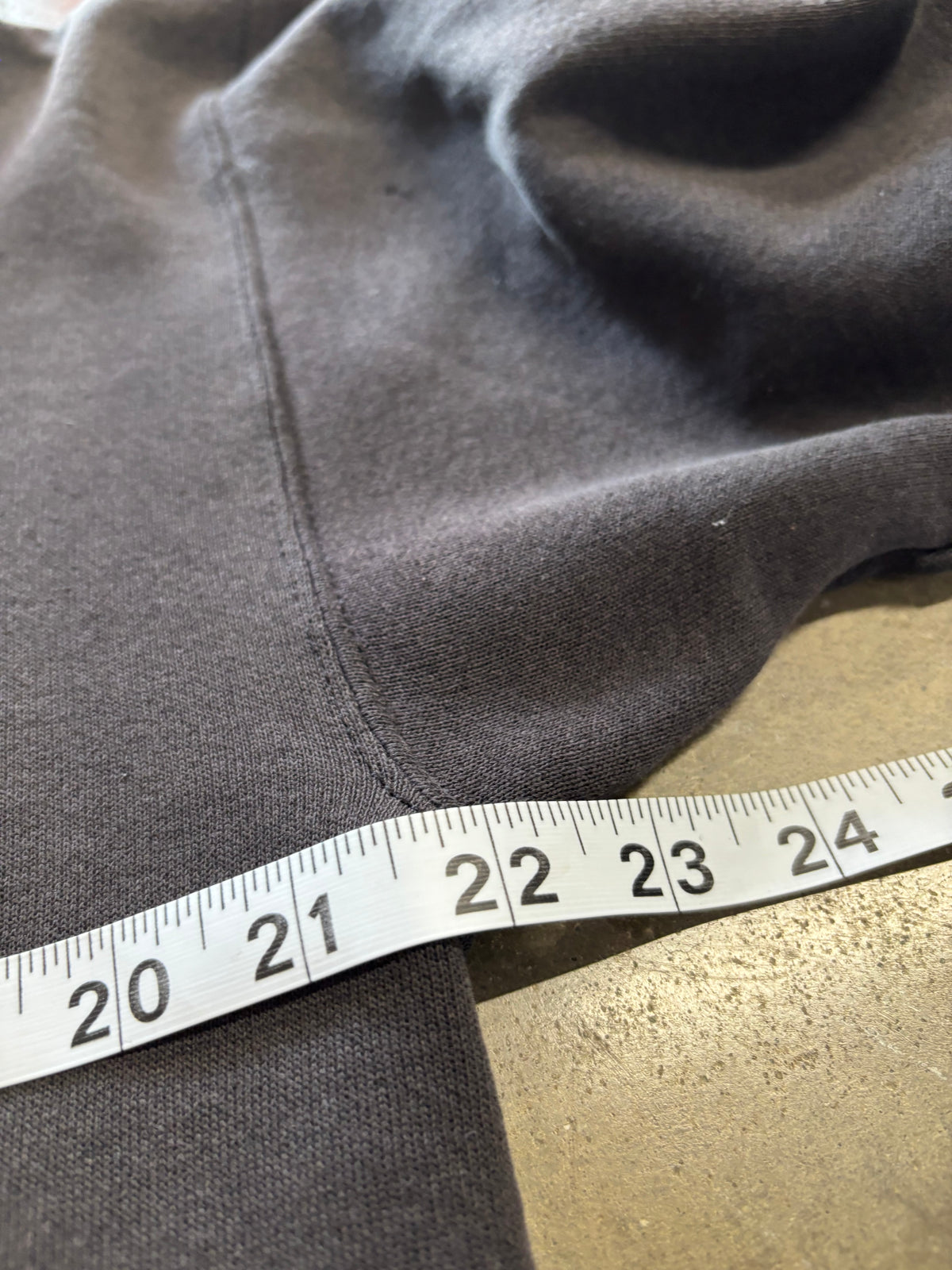 Vintage thrashed 90’s biker flame sleeve hoodie size large
