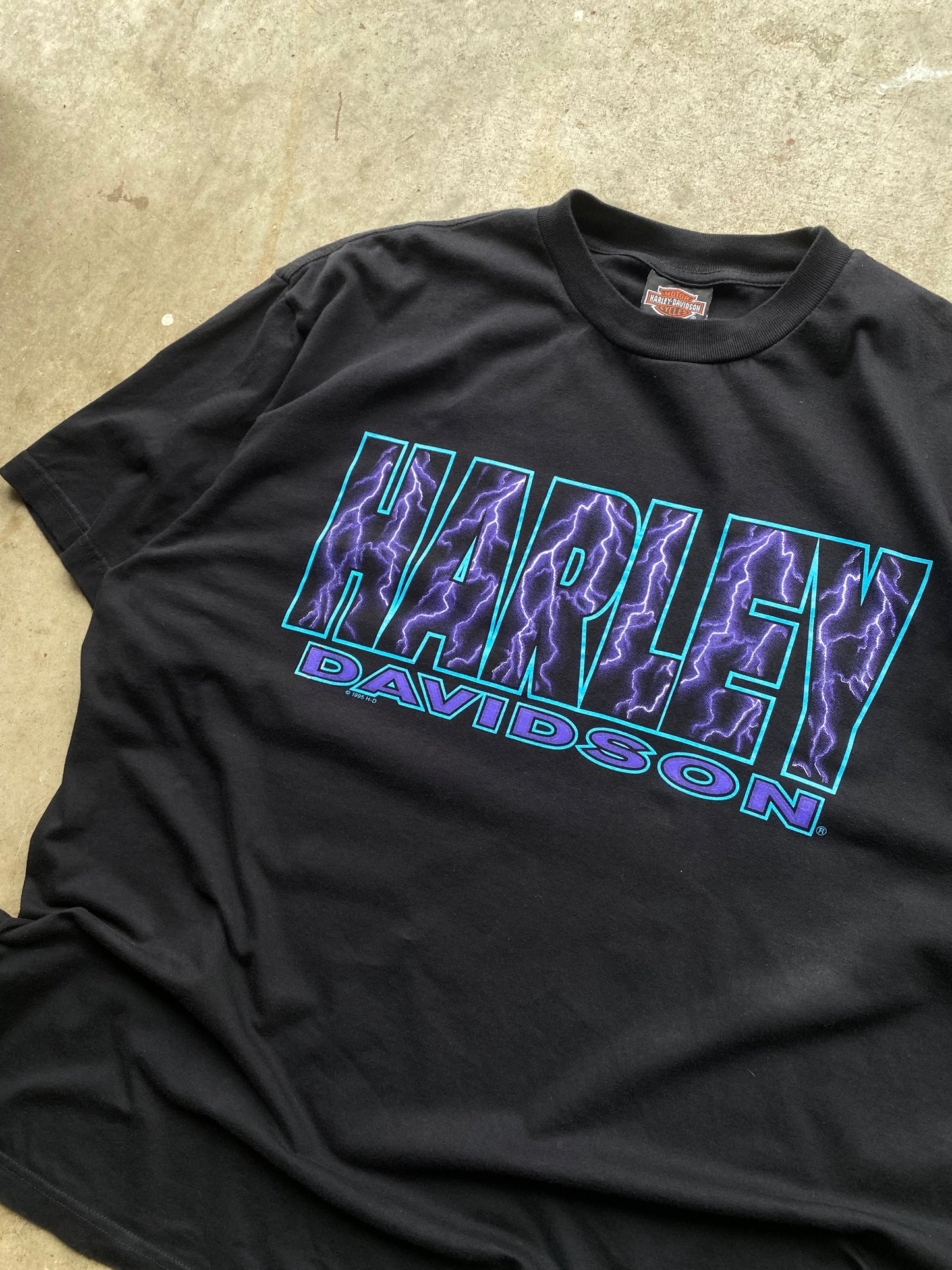 Vintage Harley Davidson Lightning Shirt size extra large