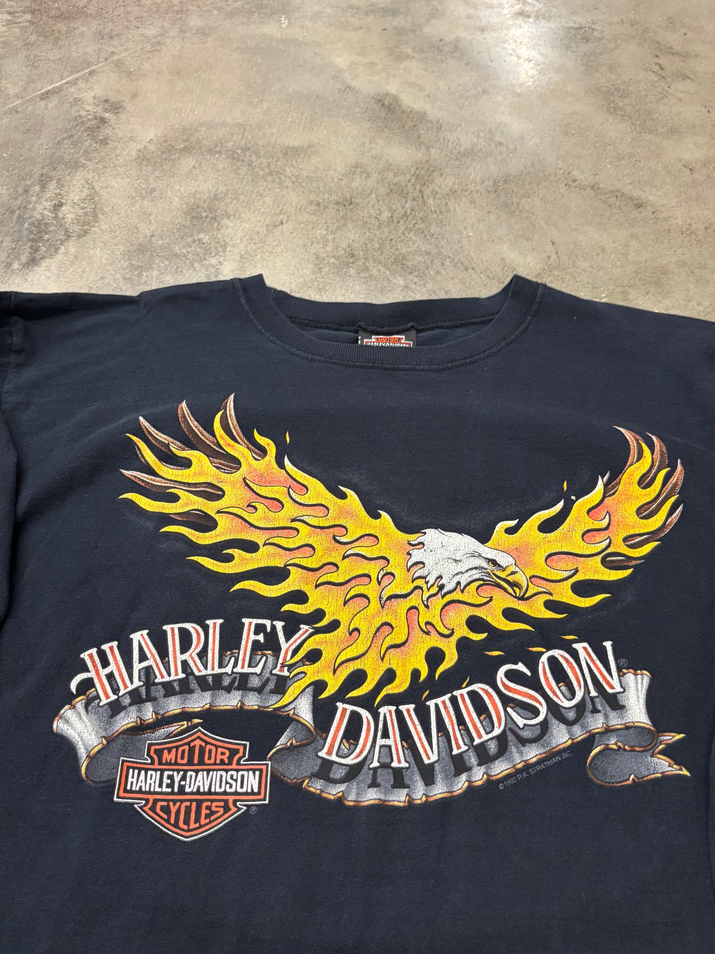 Vintage Harley Davidson Screaming Eagle long sleeve size xl