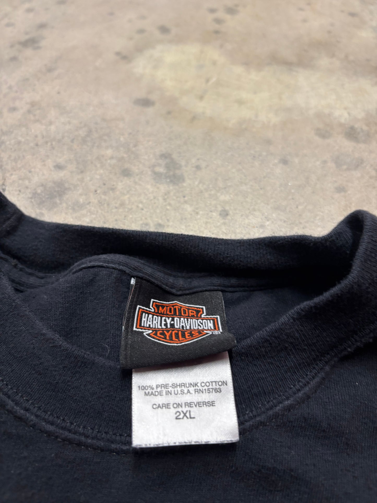 Vintage Harley Davidson pool ball long sleeve shirt size XXL