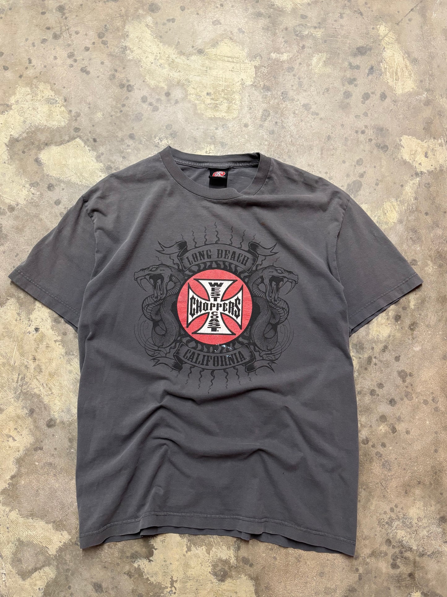 Vintage West Coast Choppers Long Beach shirt size large