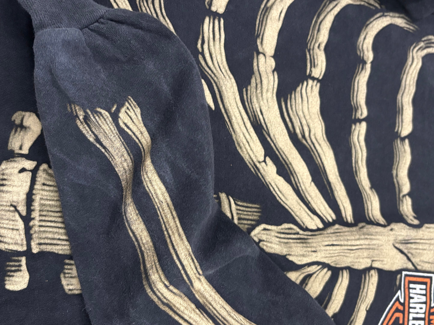 Harley Davidson Skeleton long sleeve size medium