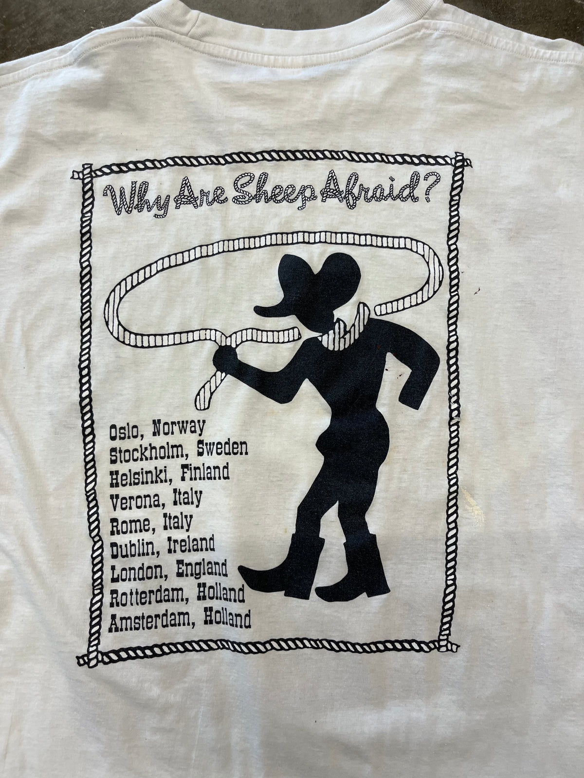 Vintage Pearl Jam Euro Tour shirt size extra large
