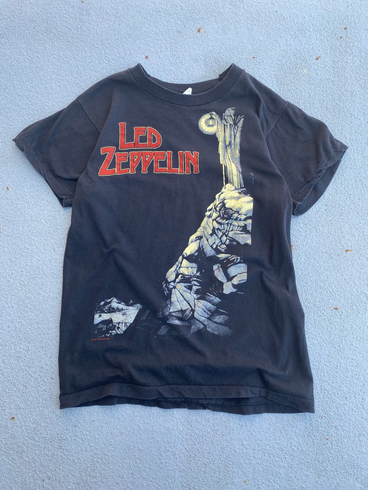 Vintage 1984 Led Zeppelin baby girl shirt size medium