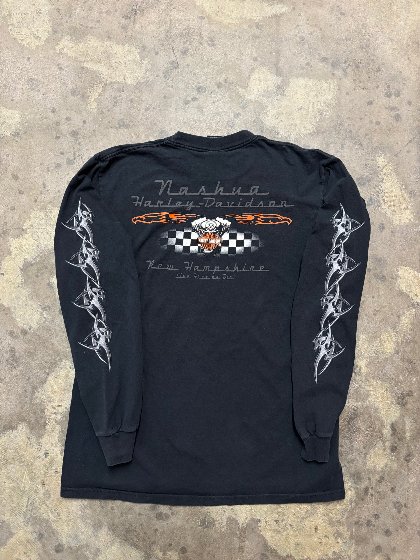 Vintage Harley Davidson steel long sleeve shirt size large